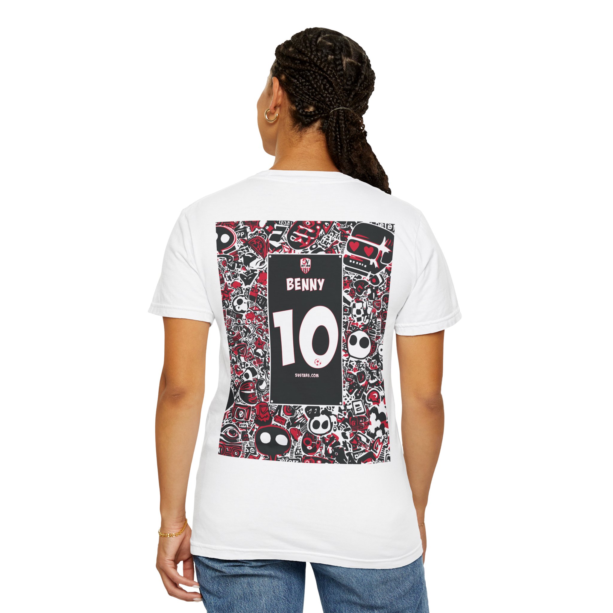 5V STARS Unisex Garment-Dyed T-shirt - Image 20