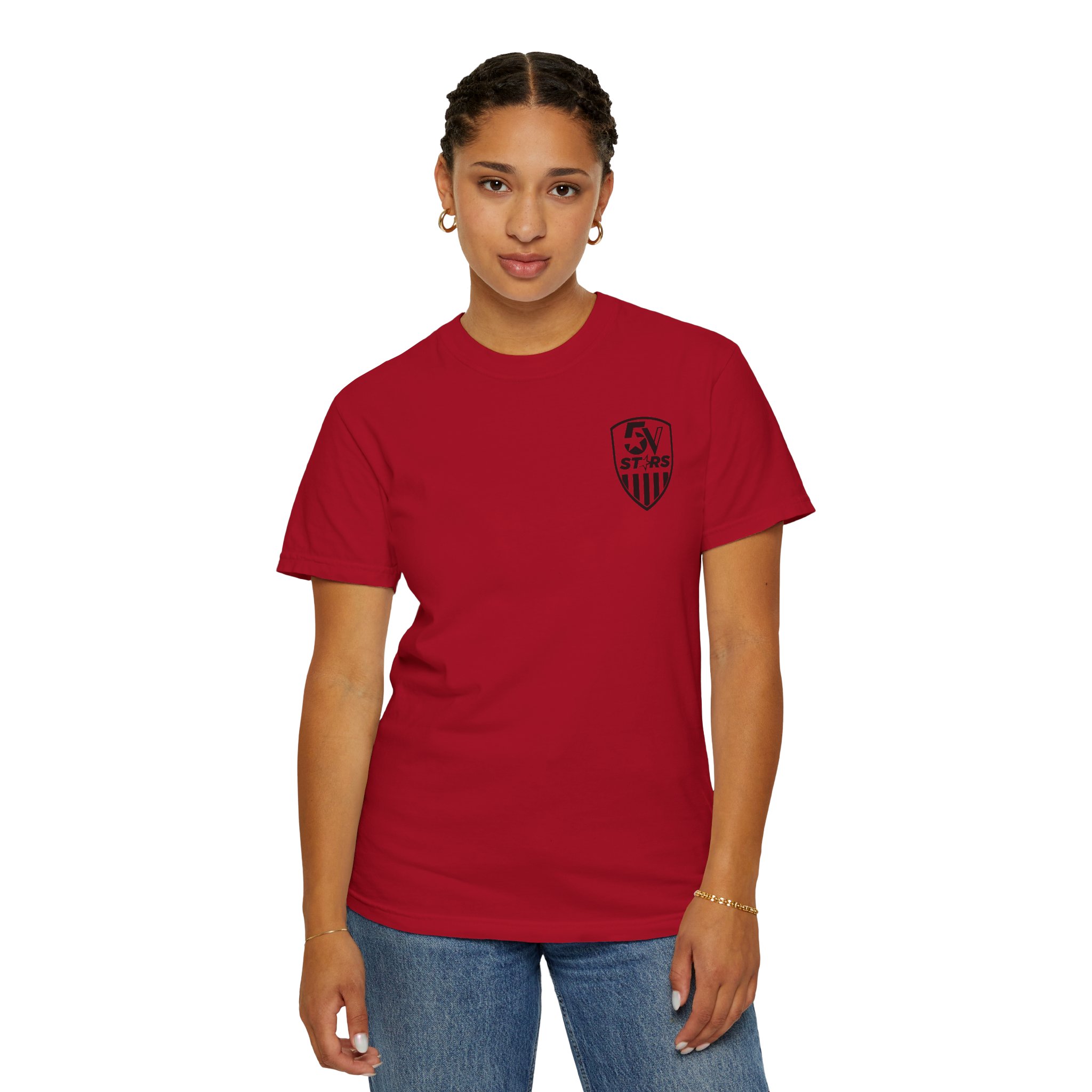 5V STARS Unisex Garment-Dyed T-shirt - Image 6