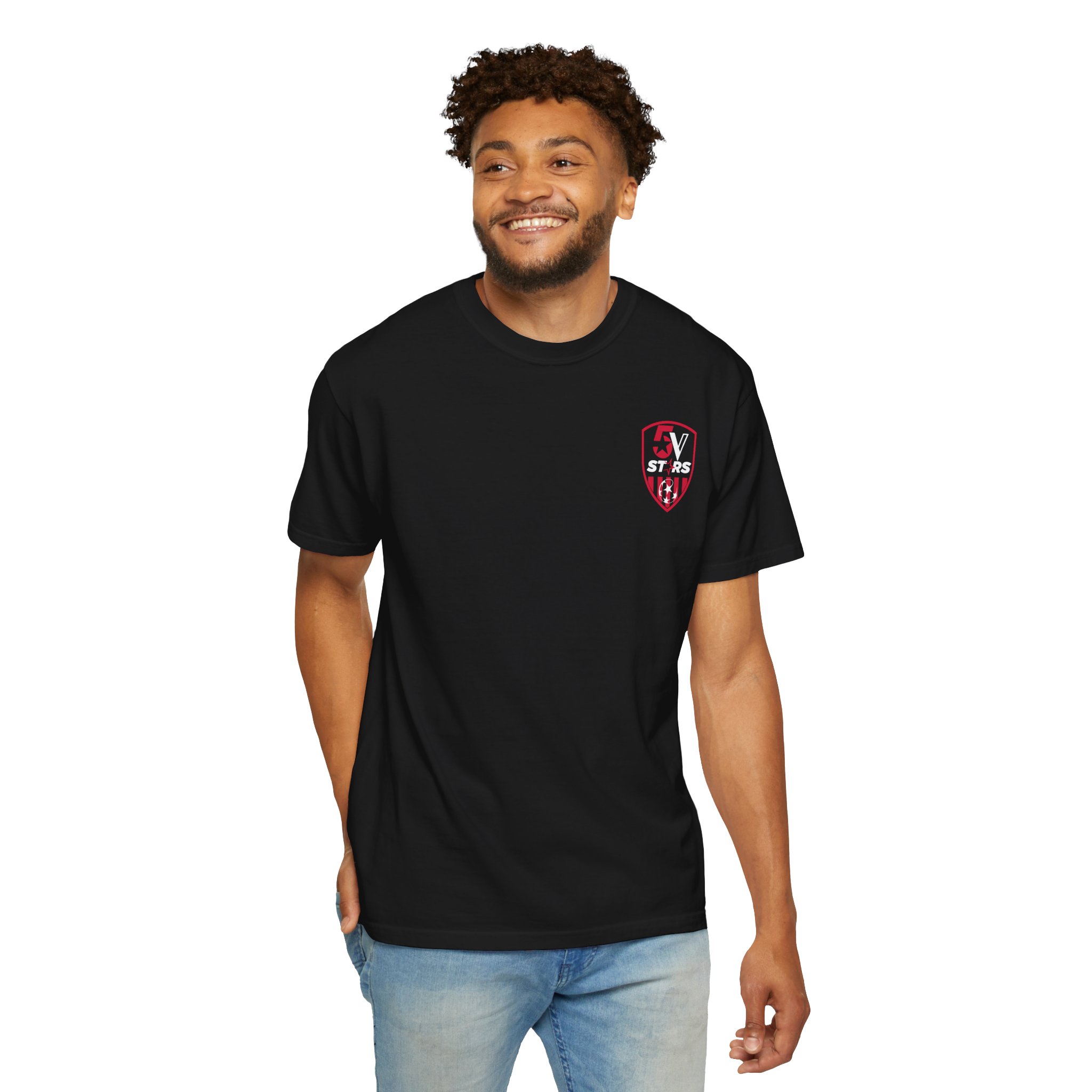 5V STARS Unisex Garment-Dyed T-shirt - Image 36