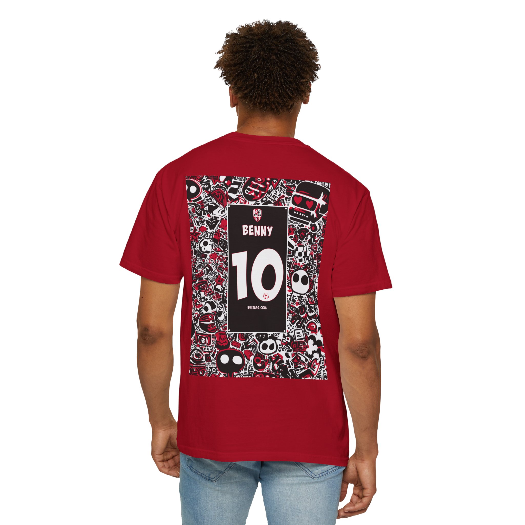 5V STARS Unisex Garment-Dyed T-shirt - Image 11