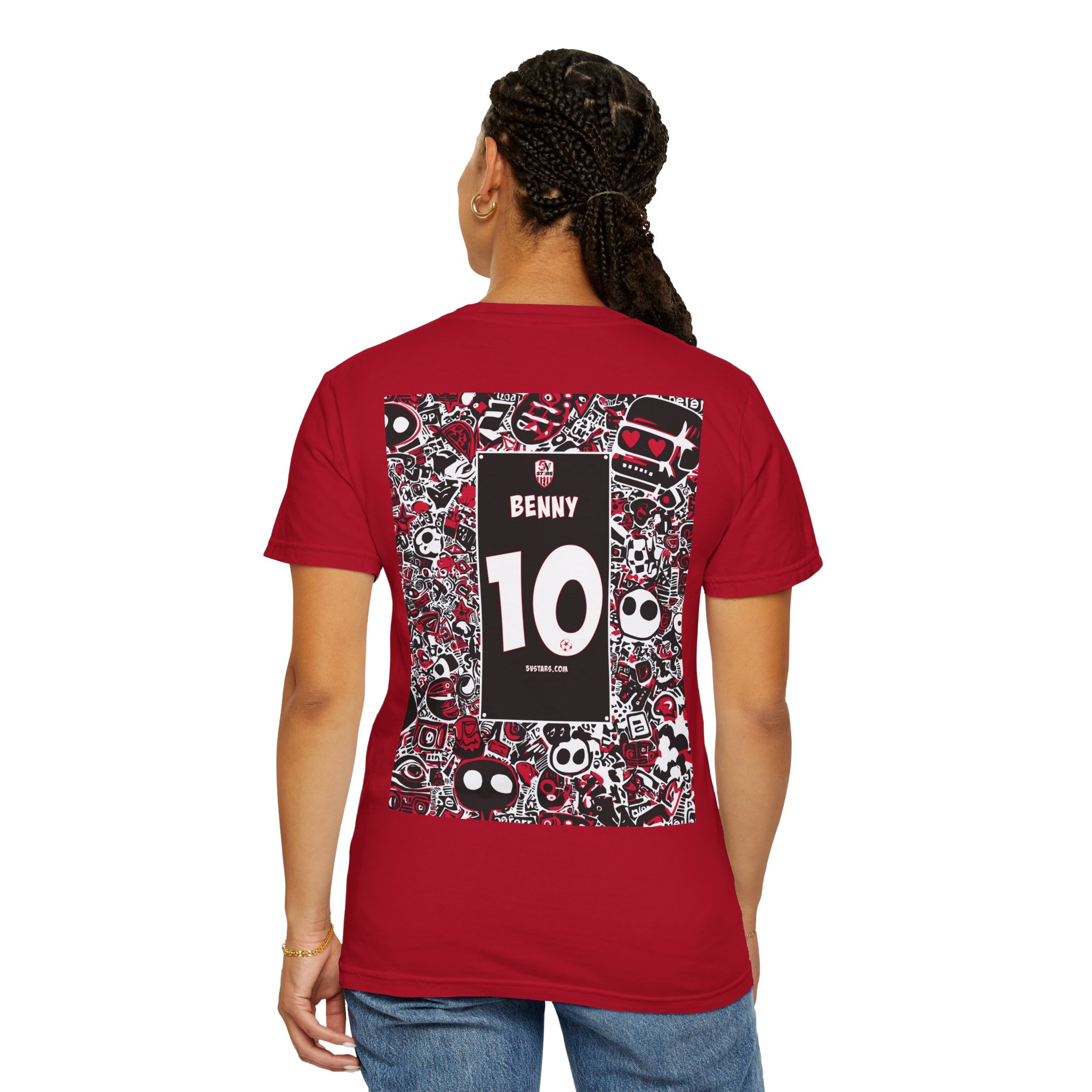5V STARS Unisex Garment-Dyed T-shirt - Image 7