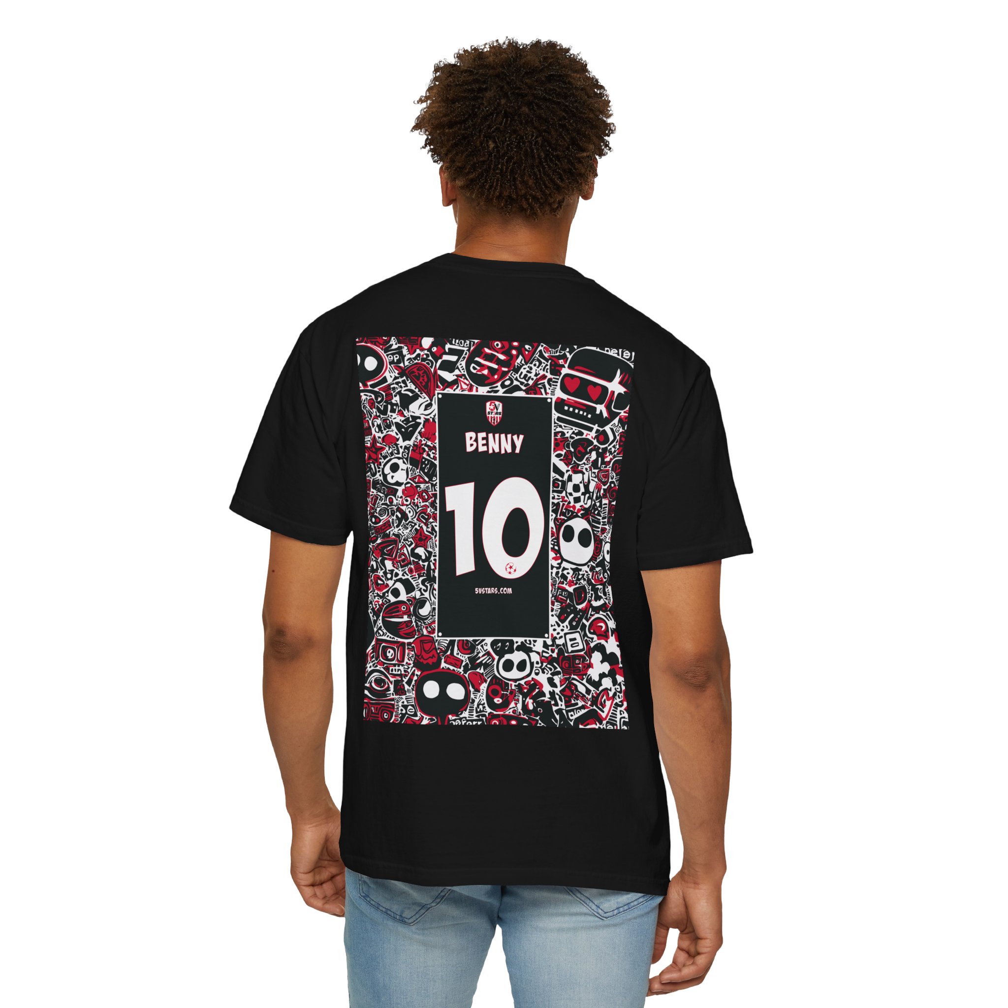 5V STARS Unisex Garment-Dyed T-shirt - Image 37