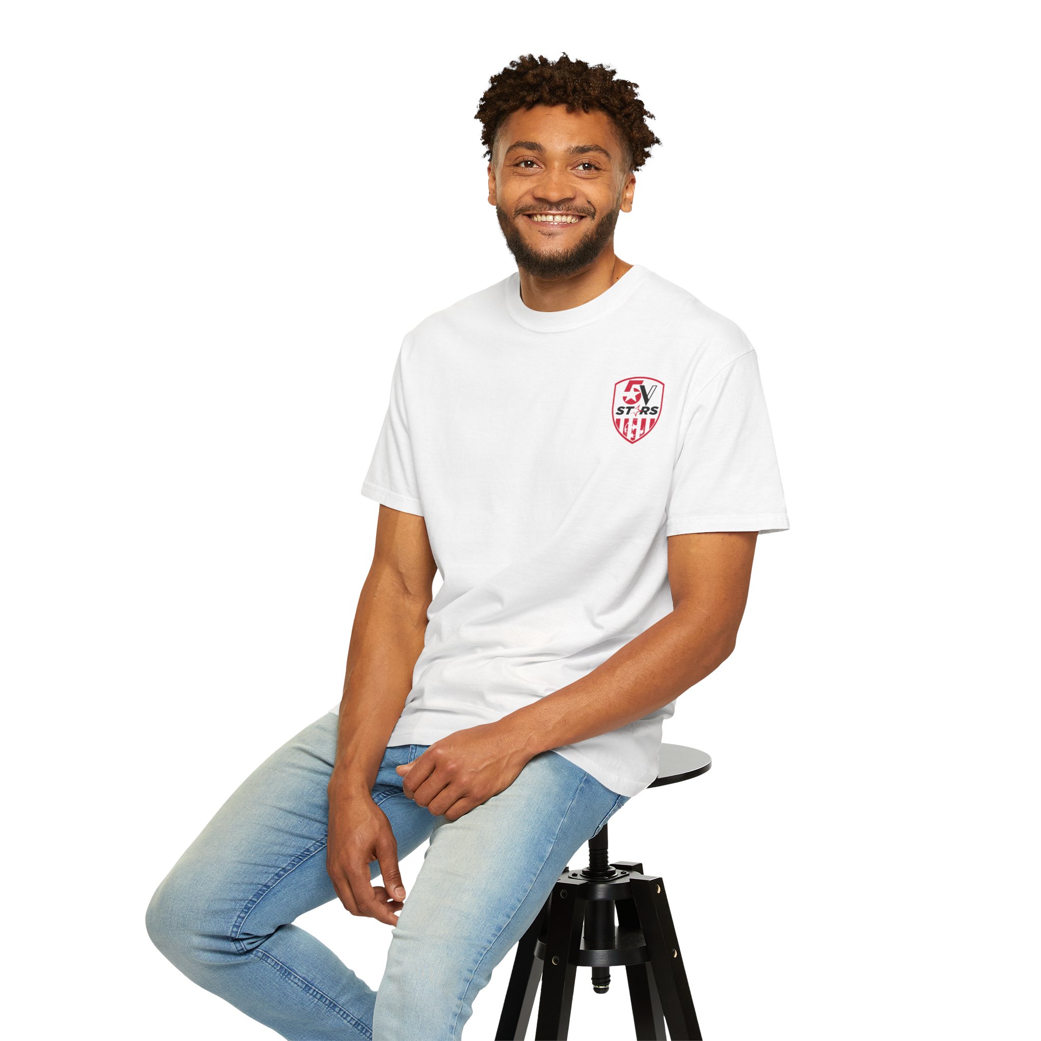 5V STARS Unisex Garment-Dyed T-shirt - Image 26