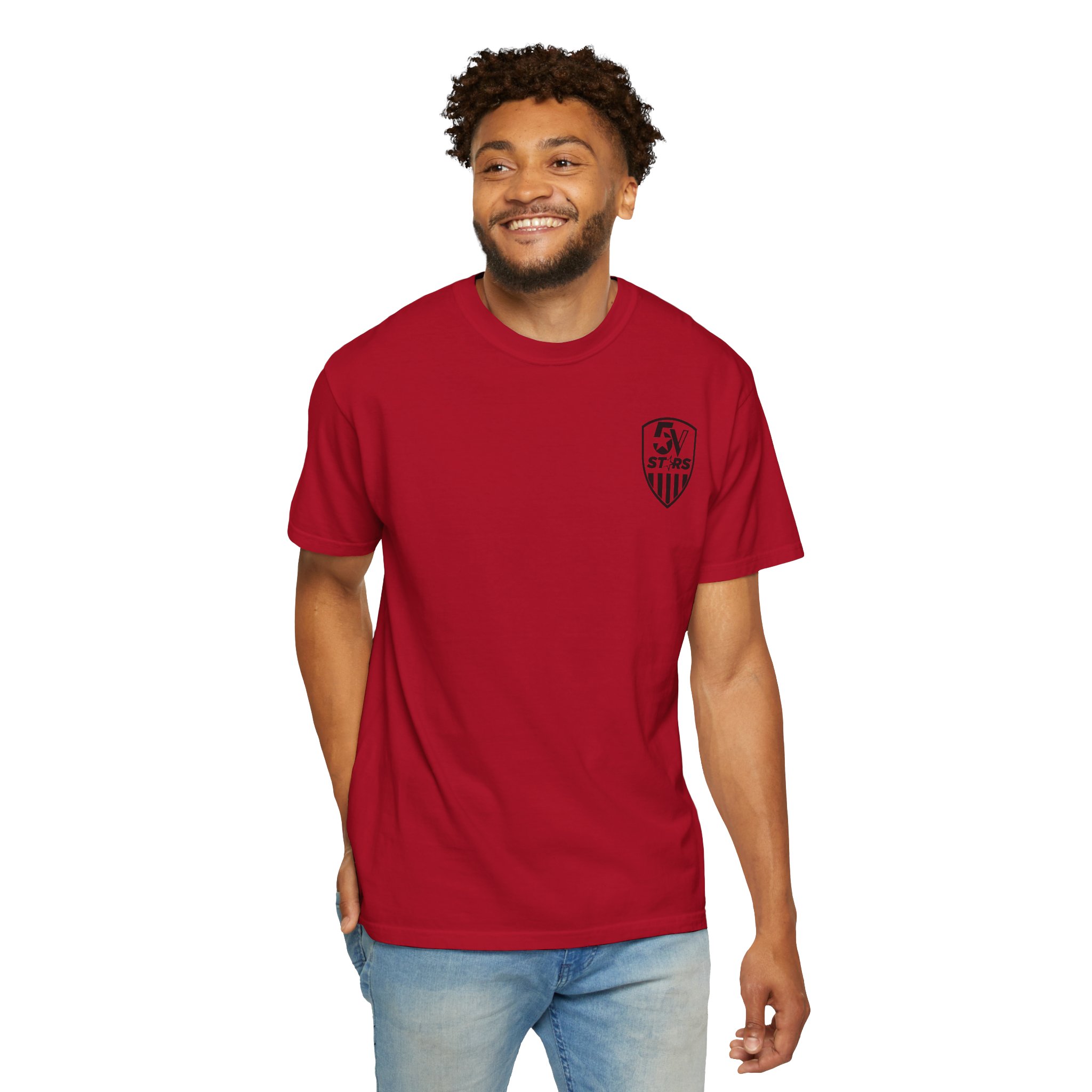 5V STARS Unisex Garment-Dyed T-shirt - Image 10
