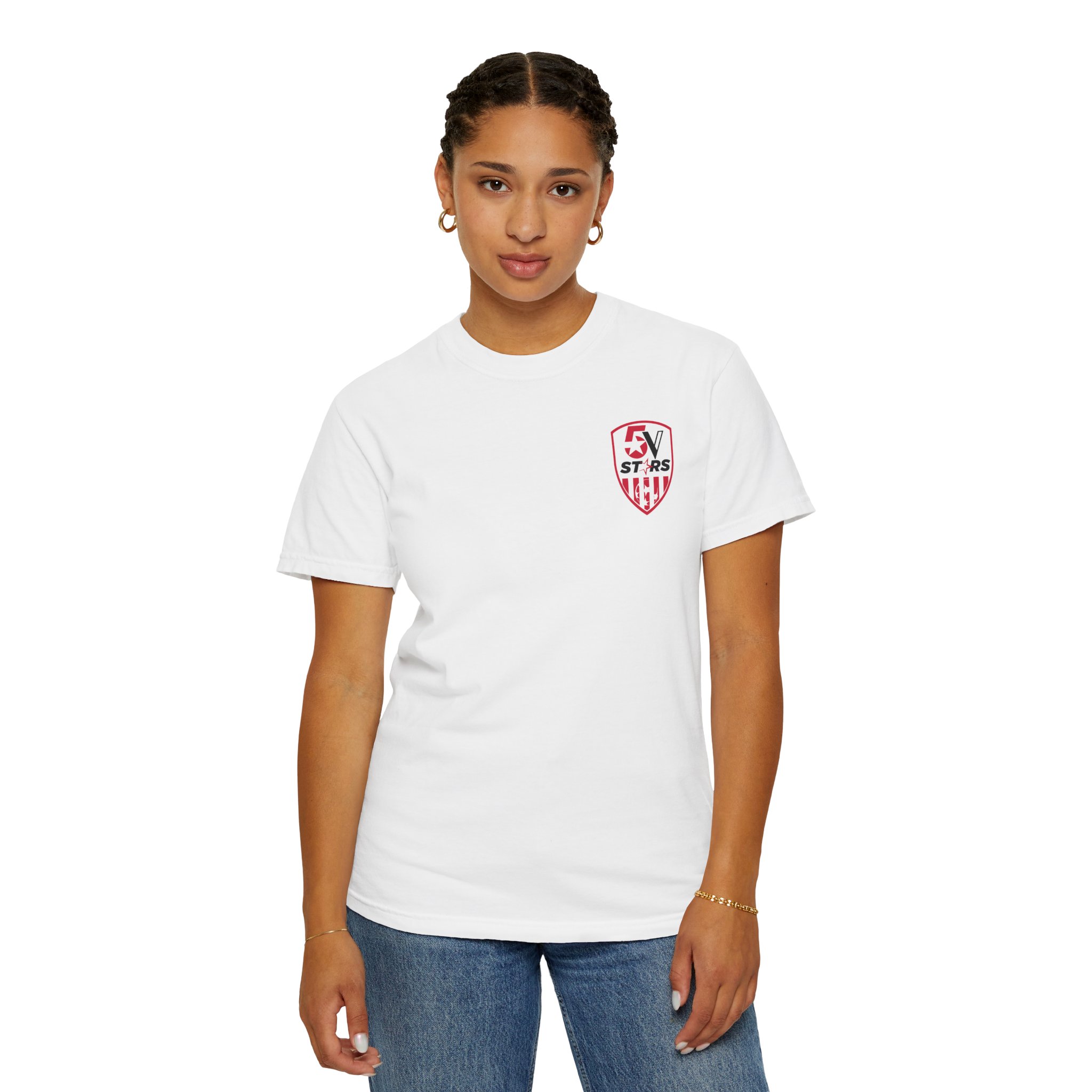 5V STARS Unisex Garment-Dyed T-shirt - Image 19
