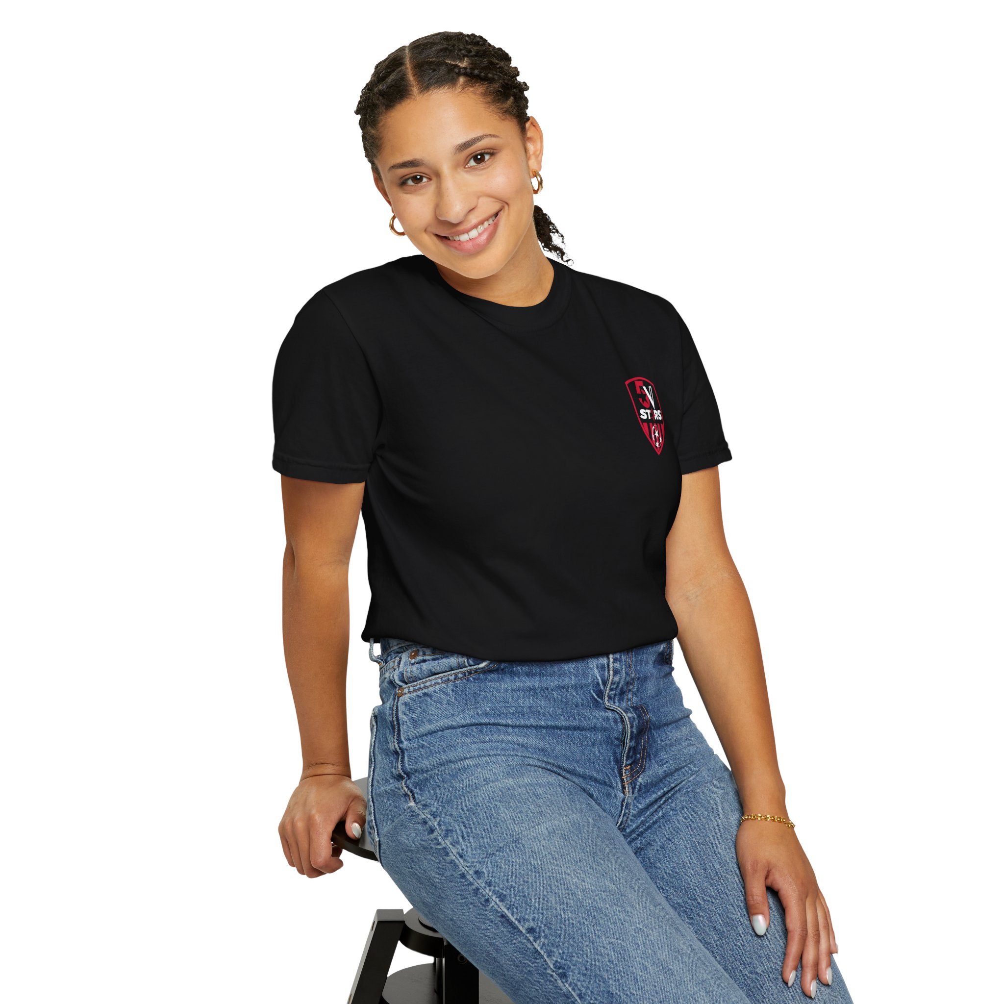 5V STARS Unisex Garment-Dyed T-shirt - Image 35
