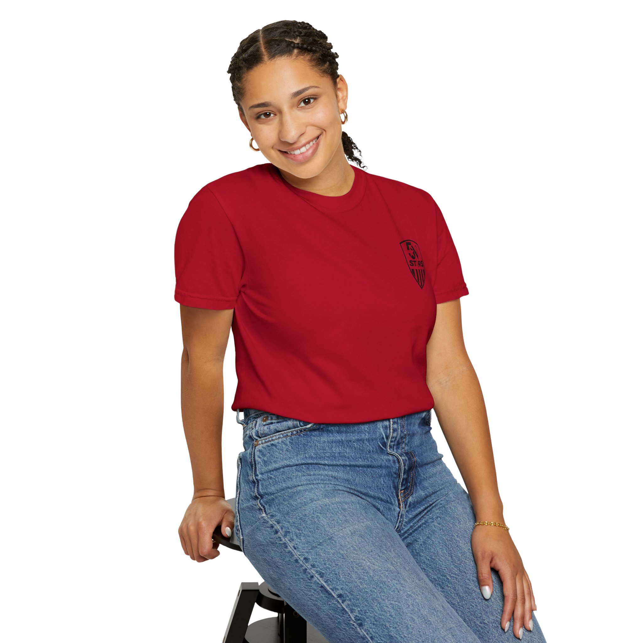 5V STARS Unisex Garment-Dyed T-shirt - Image 9