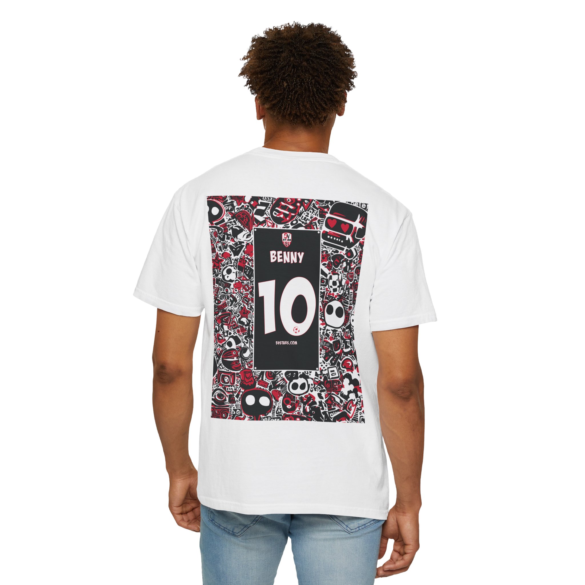 5V STARS Unisex Garment-Dyed T-shirt - Image 24