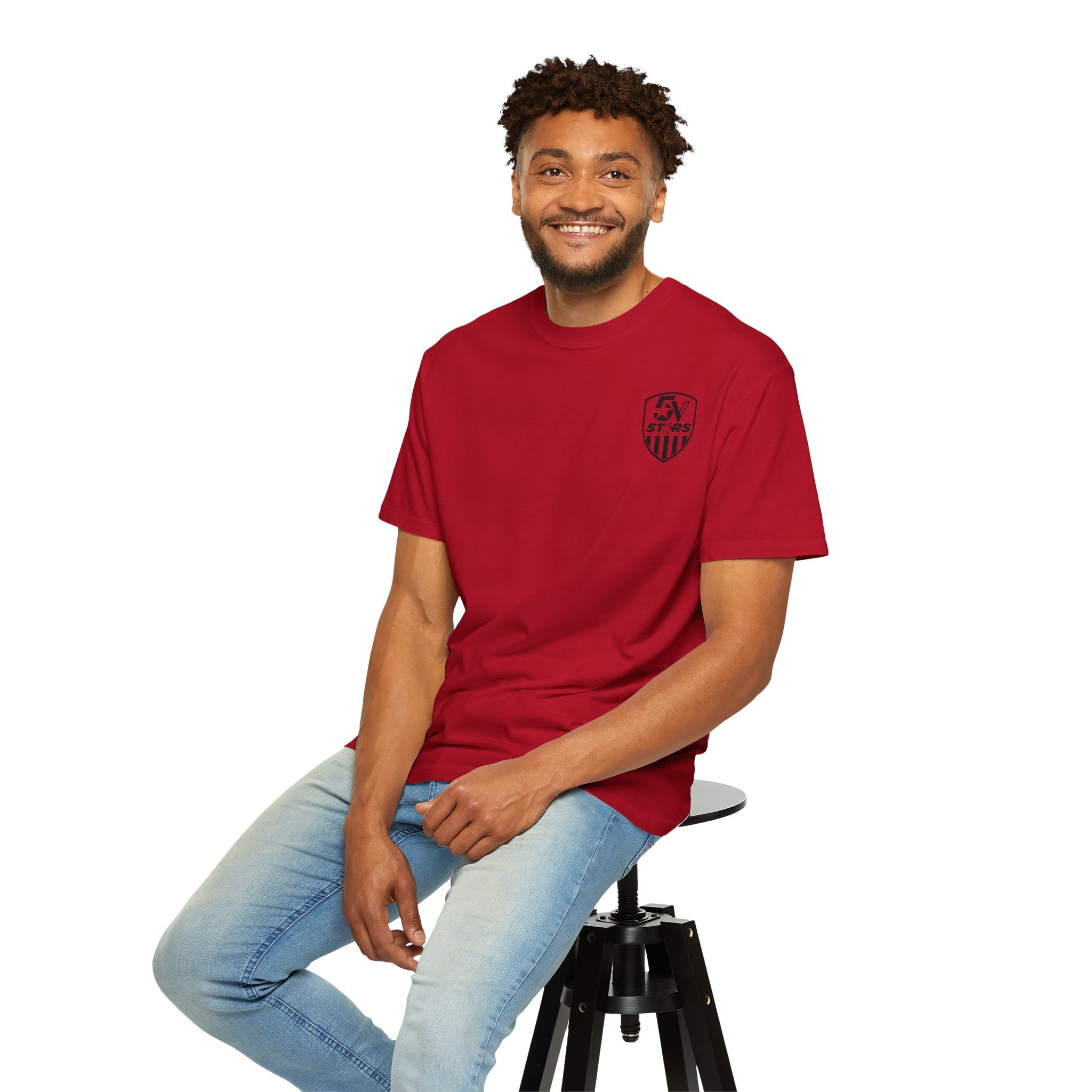 5V STARS Unisex Garment-Dyed T-shirt - Image 13