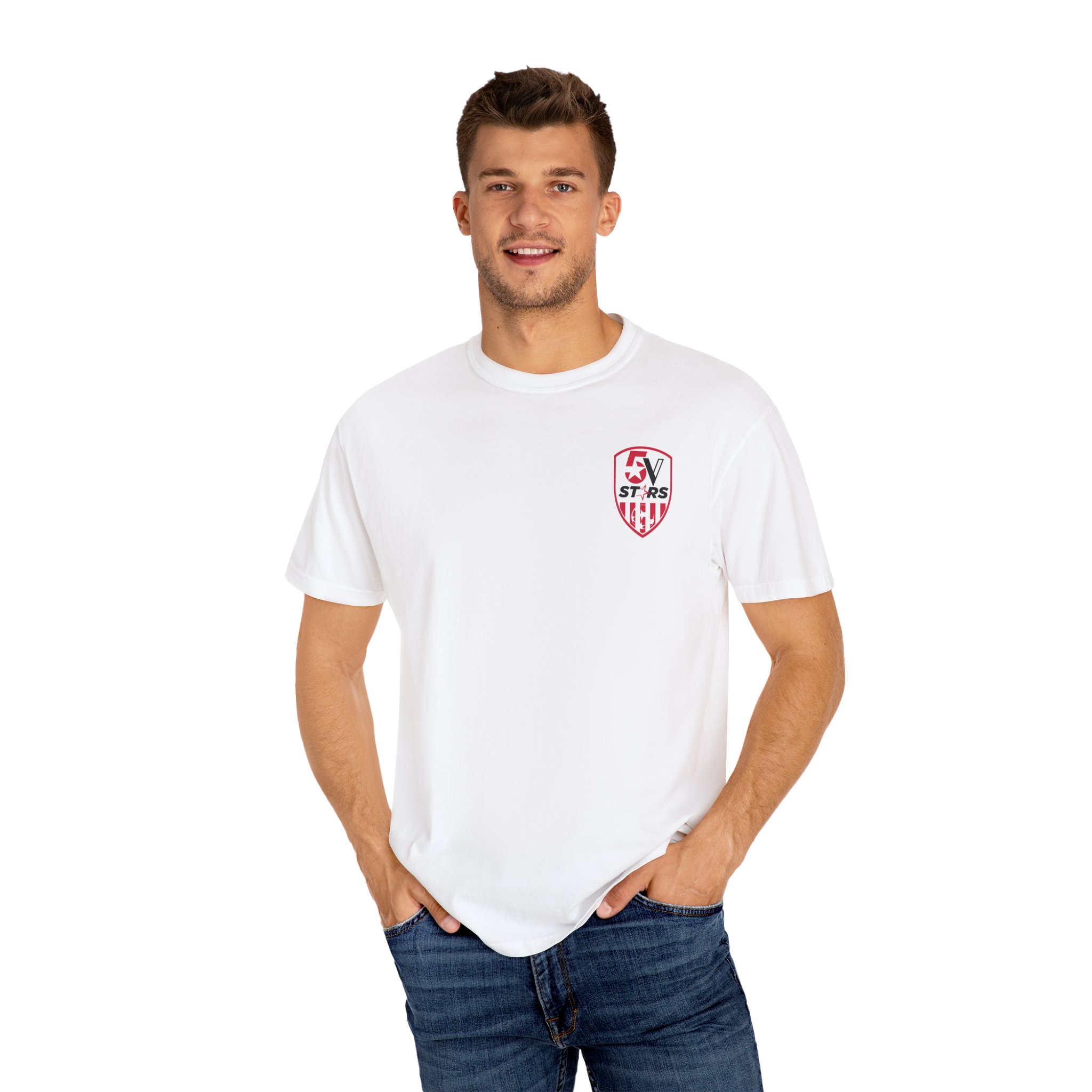 5V STARS Unisex Garment-Dyed T-shirt - Image 17