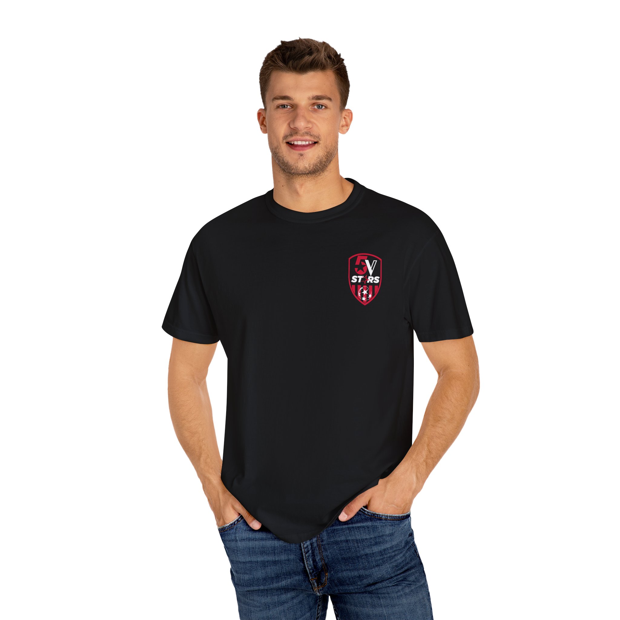 5V STARS Unisex Garment-Dyed T-shirt - Image 30